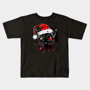 Black Cat Is Best Cat Kids T-Shirt